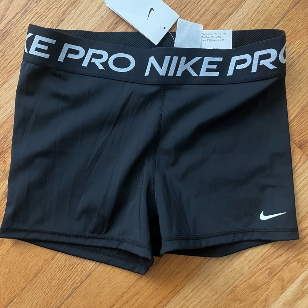 Nike Pro Black Performance Shorts Large